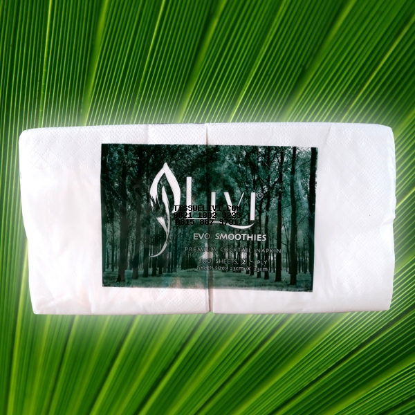 Napkin Cocktail Smooties Livi Evo Premium 60 Pack x 100 Sheet / Dus